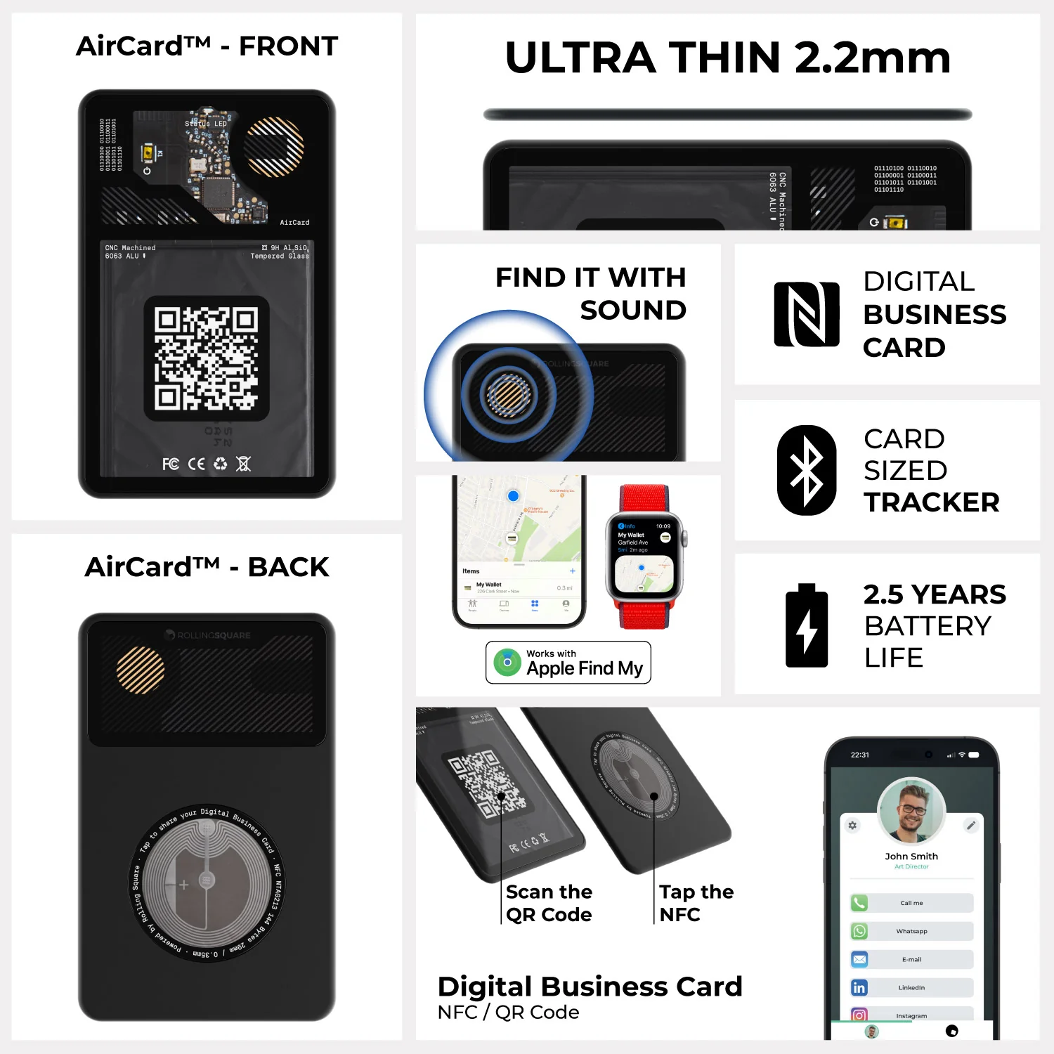 AirCard™ - Card-sized wallet tracker - Image 9