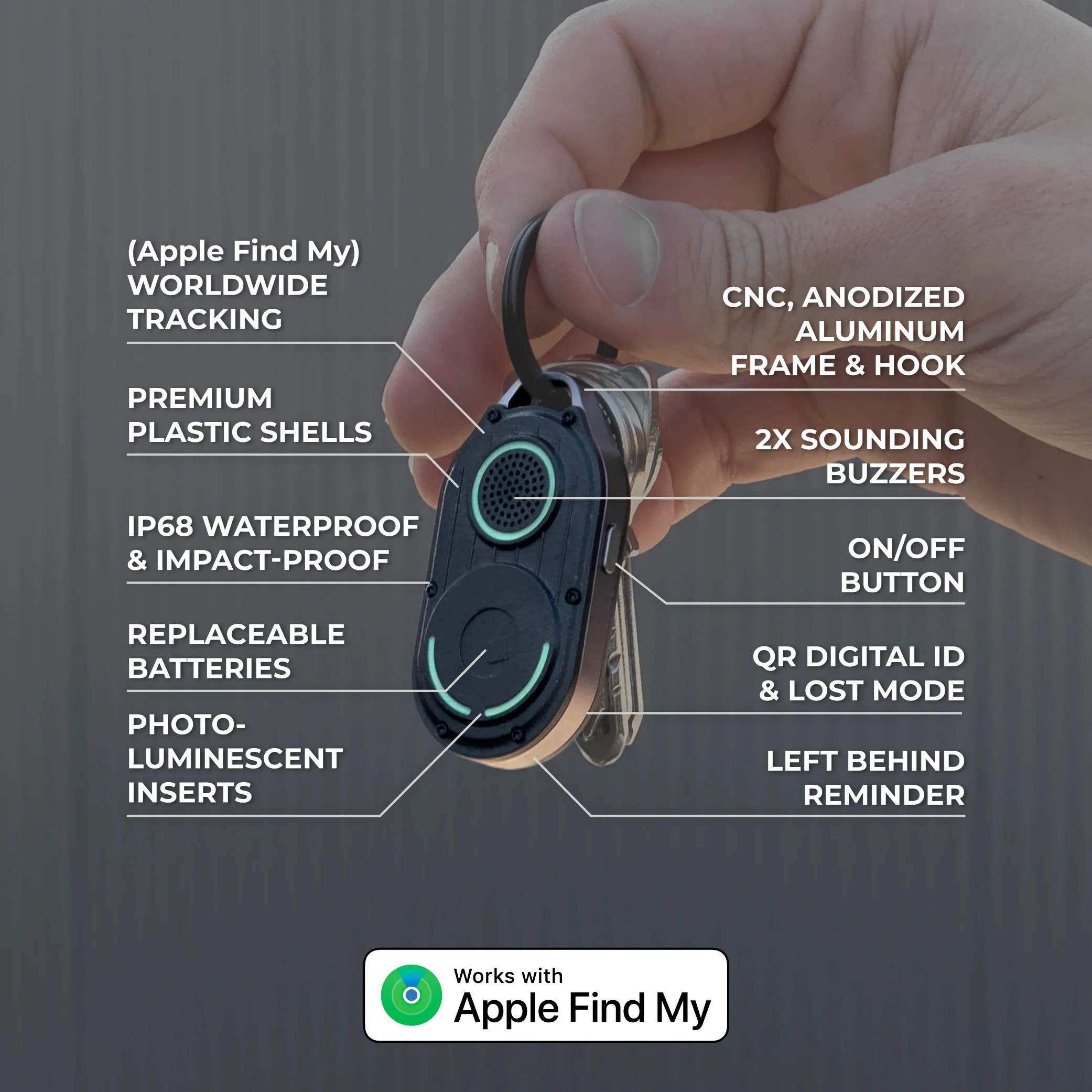 AirNotch™ Pro - Android & Apple Bluetooth tracker - Image 13