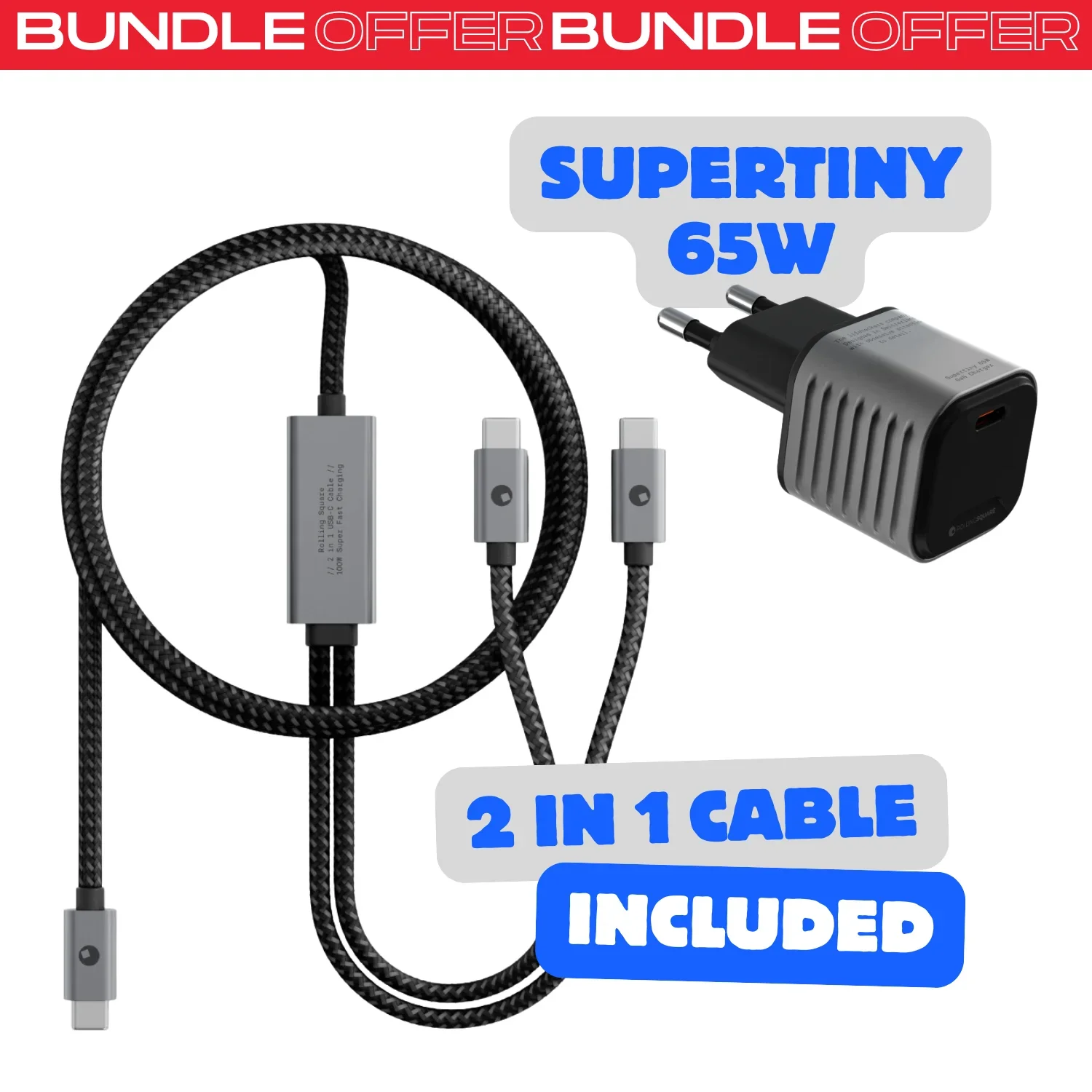 Supertiny 65W + 2in1 Cable (Bundle) - Image 10