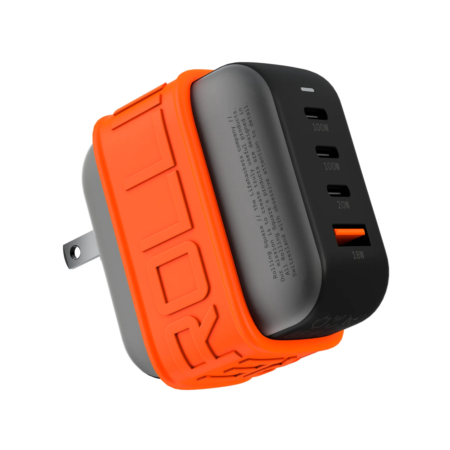 Essential GaN Charger - 100W power, 45% smaller
