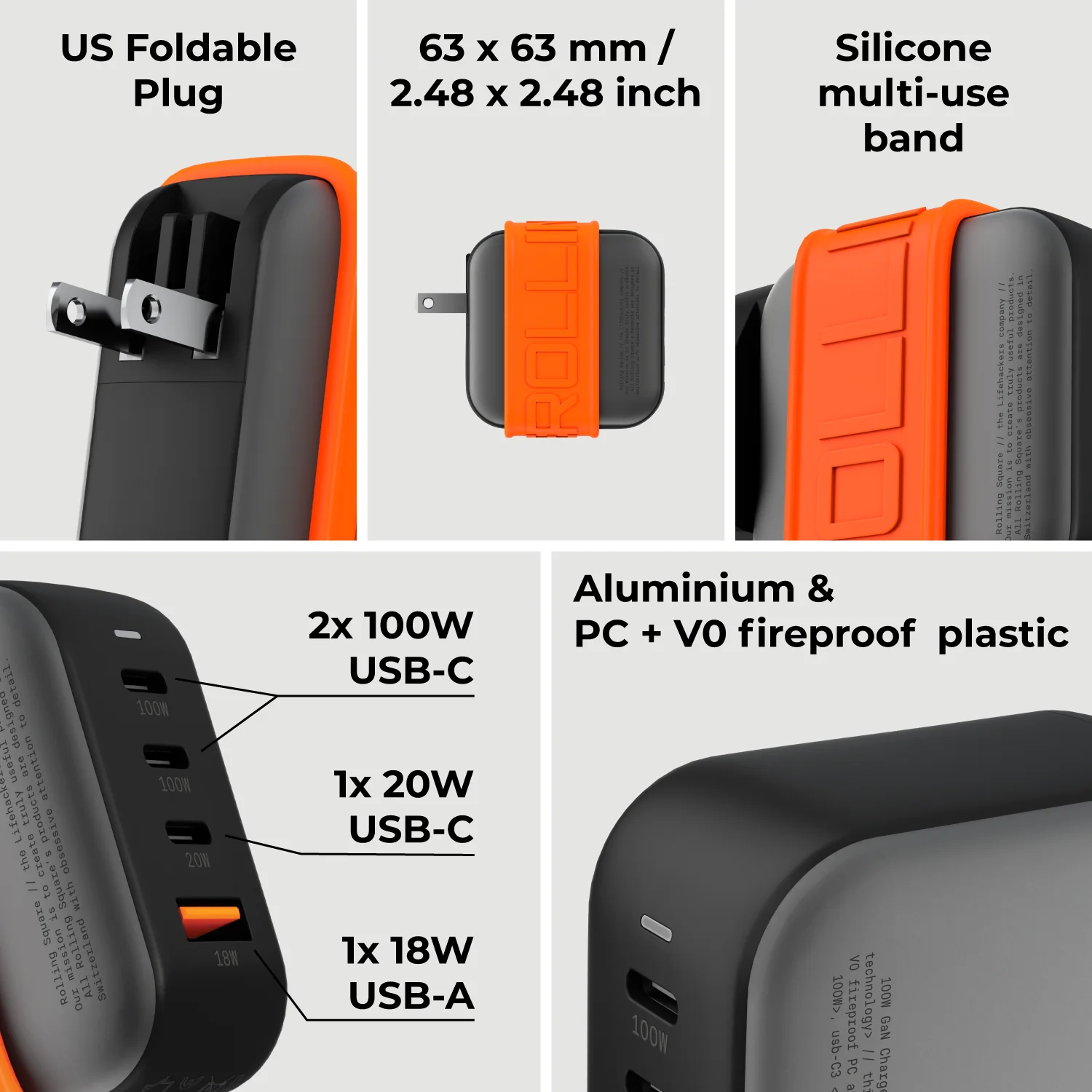 Essential GaN Charger - 100W power, 45% smaller - Image 2