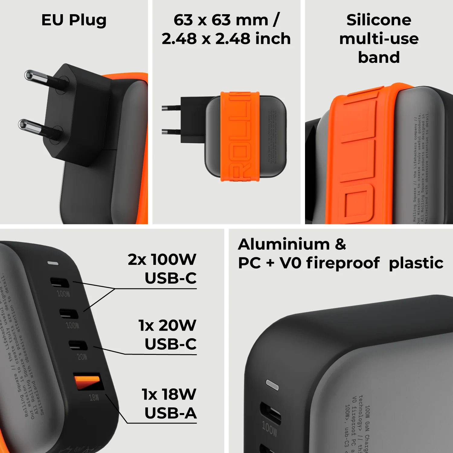 Essential GaN Charger - 100W power, 45% smaller - Image 4