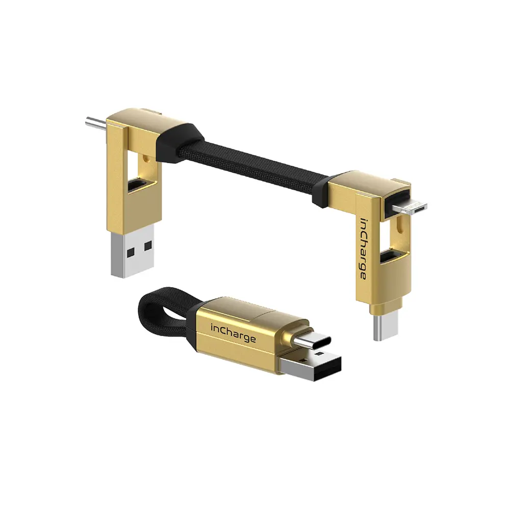 inCharge® 6 - 15W, 6in1 keyring cable - Image 13
