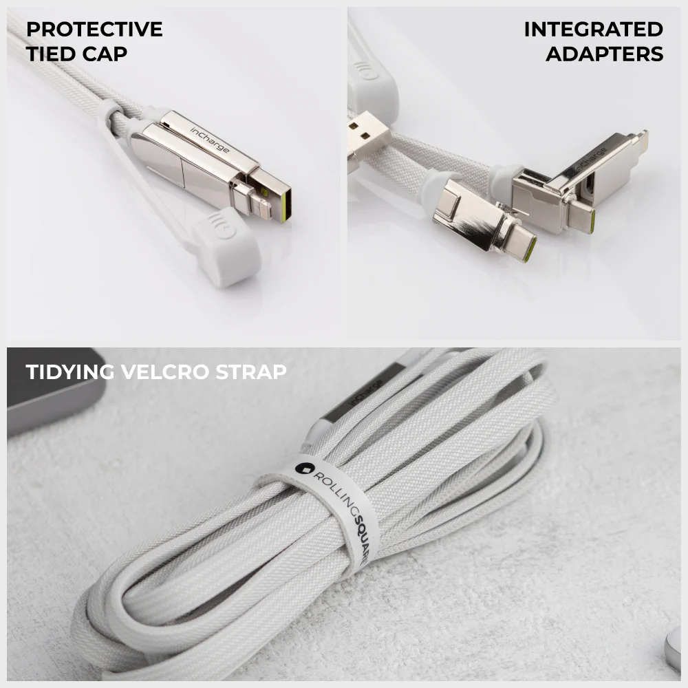 inCharge® XL 3m / 10ft - 100W, 6in1 ultra long cable - Image 14