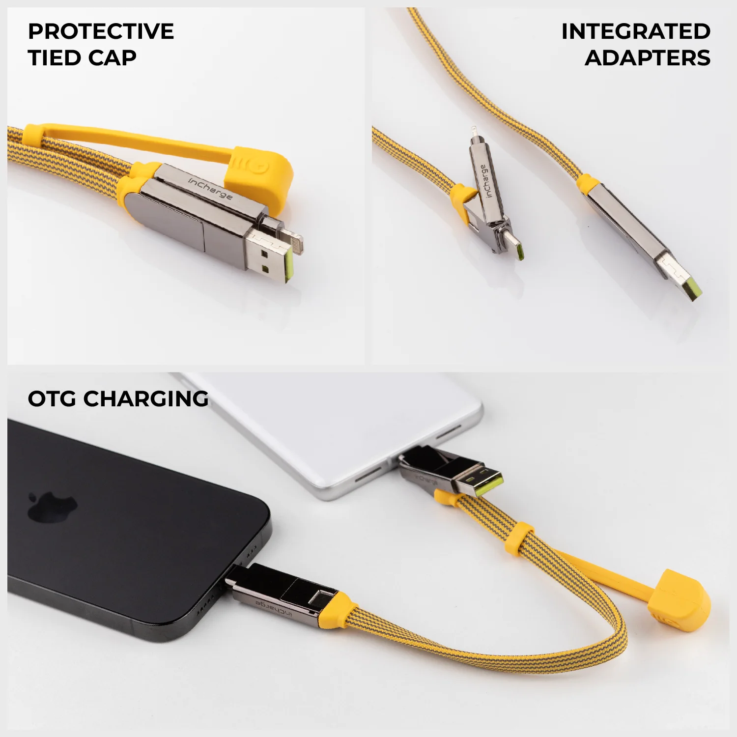 inCharge® XL 30cm / 1ft - 100W, 6in1 travel cable - Image 22
